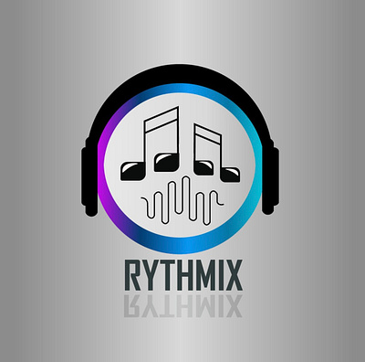 Rythmix music logo adobeillustrator branding creativity designinspiration graphic design logo logodesign musiclogo