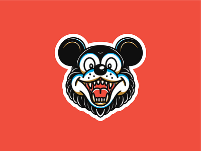 Mickey Flash bear brand design disney flash illustration mickey mouse tattoo vector