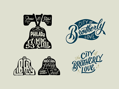 Philly Designs! brotherly love design graphic design illustration liberty bell philly vector