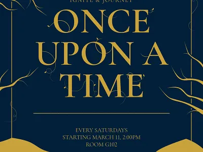 Once Upon A Time book design graphic design illustration social media post