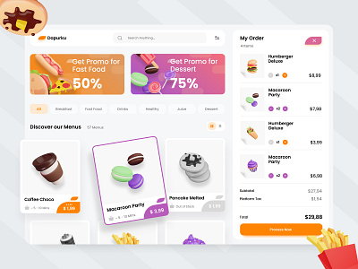 Dapurku - Restaurant POS System cashier checkout dashboard design fast food food food app order point of sales pos pos design pos system pos terminal product product design restaurant ui uiux web design website