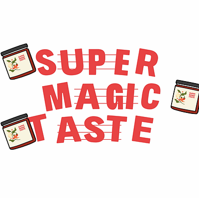 Super Magic Taste - Animated Logo - V1 animation branding graphic design ill illustration logo