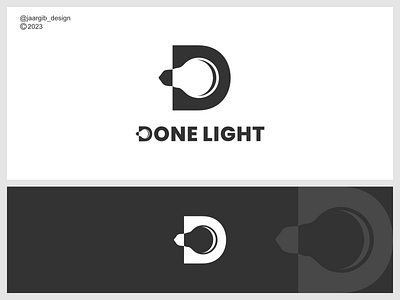 Done Light Letter D + Lamp combination logo brand branding combination d design dualmeaning icon identity illustration lamp letter logo modern vector