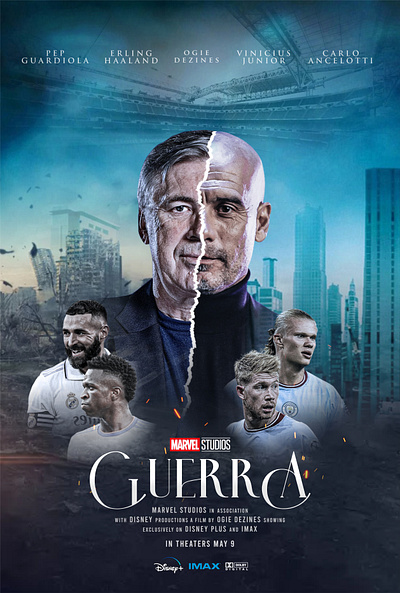 Madris vs City - Guerra Fantasy Movie Poster Design corel draw des design fantasy graphic design movie