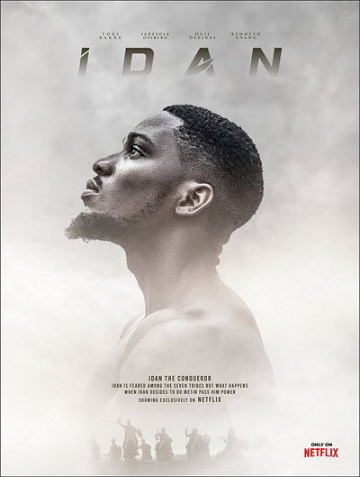 IDAN - Fantasy Movie Poster Design corel draw des design e flyer fantasy graphic design movie