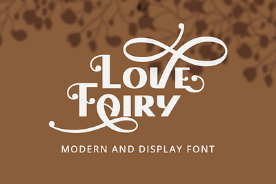 Free Modern Display Font - Love Fairy Font pair font