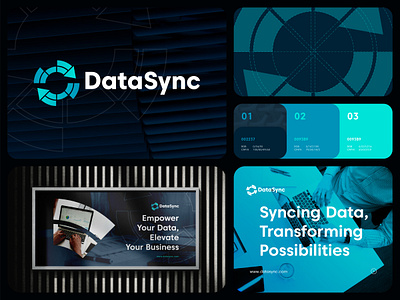 Datasync Branding adobe brand branding clean design data datasync design graphic design logo logo design logotype mark minimal modern tech technology