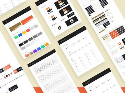 Mobile Social Media App Design System and Style Library app design guide brand guide component library design system digital product design system interface design product ui ux design