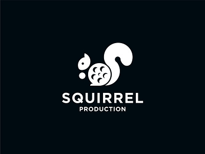 Squirrel Logo branding clean creative design film graphic design logo logodesign minimalist modern production squirrel ui vector