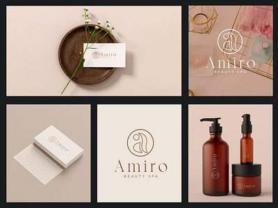 Beauty Spa Logo and Branding Design minimalist logo