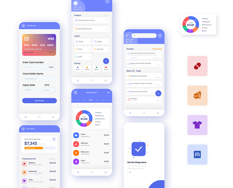 To Do Task App UI by Chand Khan on Dribbble