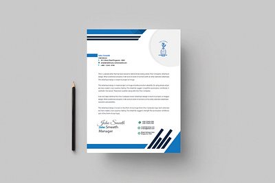 Letterhead Design 3d animation branding graphic design letter design letterhead design logo motion graphics ui
