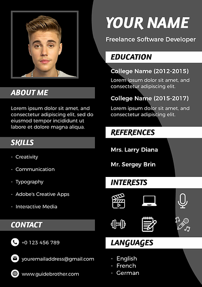 2023 Best professional cv templates for free download cv resume resume template resume templates resumes