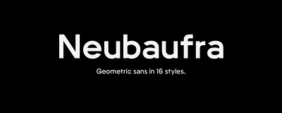 Neubaufra Type Family Font animation branding design graphic design illustration logo ui ux vector