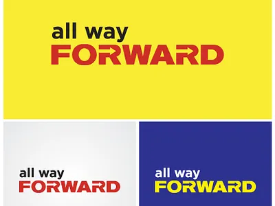 All Way Forward Logo Presentation branding branding agency design graphic graphic design graphicdesign illustration illustrator logo