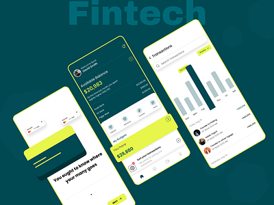 Fintech 🤑 fintech app ui transaction ui