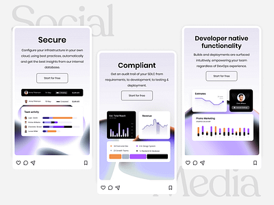 Security social media banners design analytics banners data design facebook graphic design graphics instagram saas social ads social design social graphics social media social media ads social media banners social media design social media templates stories story ui
