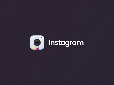 Instagram app icon - redesign concept branding graphic design logo ui