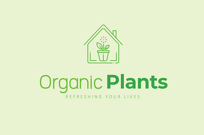 Logo Design Task: Organic Plants - "Refreshing Your Lives" indoor plants logo design logo logo design logo designer natural logo design nature logo nature logo design plant logo