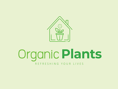 Logo Design Task: Organic Plants - "Refreshing Your Lives" indoor plants logo design logo logo design logo designer natural logo design nature logo nature logo design plant logo