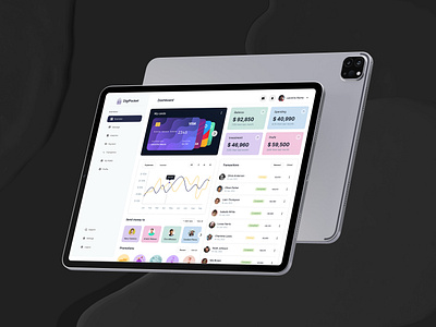 DigiPocket - dashboard design analytics dashboard digital wallet finance finance dashboard money online payment personal dashboard transactions ui ux