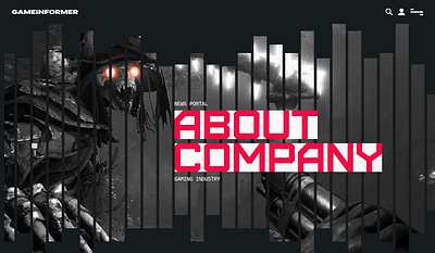 Company page about company adaptive design blog design figma news news portal photoshop uxui design web design wireframe