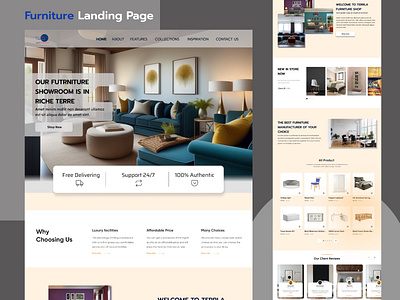 Browse thousands of Furniture Ecommerce Landingpage images for ...