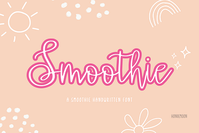 Smoothie Font beautiful fonts design font handwritten