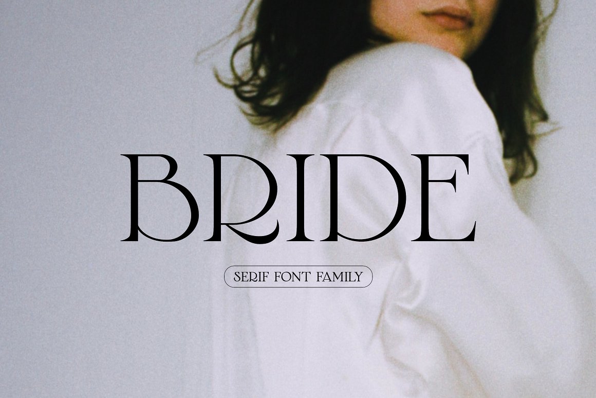 Bride Serif Font app branding design graphic design illustration logo typography ui ux vector