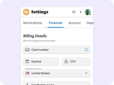 Unleash Creativity: App Settings UI Design Guide app configuration design dropdown figma form forms input mobile settings tab tabs templates text field ui ui kit ux