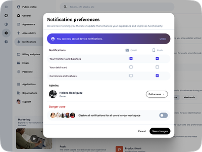 Unlock App Potential with Settings UI Templates (Tutorial) app check checkbox checkboxes checked configuration dashboard design figma material modal pop pop up popover profile settings settings ui ui ui kit user