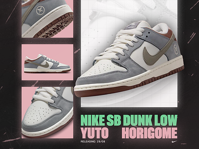 Nike SB Dunk Low Yuto Horigome | FQ1180-001 dunk graphic design nike shoes trainers typography yuto horigome