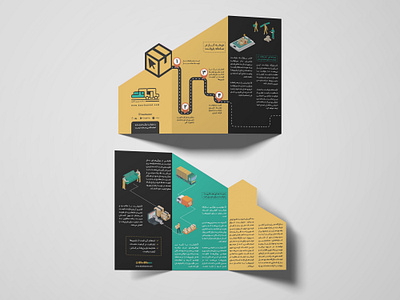 Brochure design (baarbaanet) branding design graphic design illustration