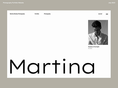 Photography web design - portfolio design - portfolio website design landing page photographer photogrpahy portfolio portfolio web design ui ui design uiux web web design