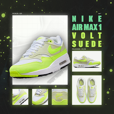 Nike Air Max 1 Volut Suede | DZ2628-100 air max air max 1 am1 graphic design nike shoes trainers typography