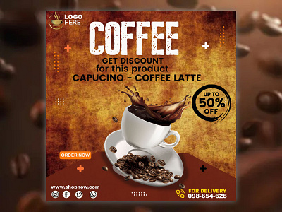 coffee banner branding design designing graphic design logo photoshop postdesign typography