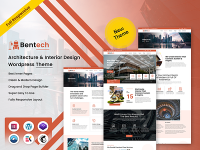 Bentech - Architecture & Interior Design WordPress Theme architecture