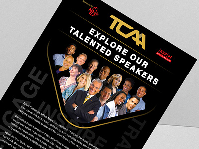 TCAA - Flyer branding brochure design digital flyer flyer flyer design flyer mockup graphic design illustration logo one page flyer tcaa typography ui vector
