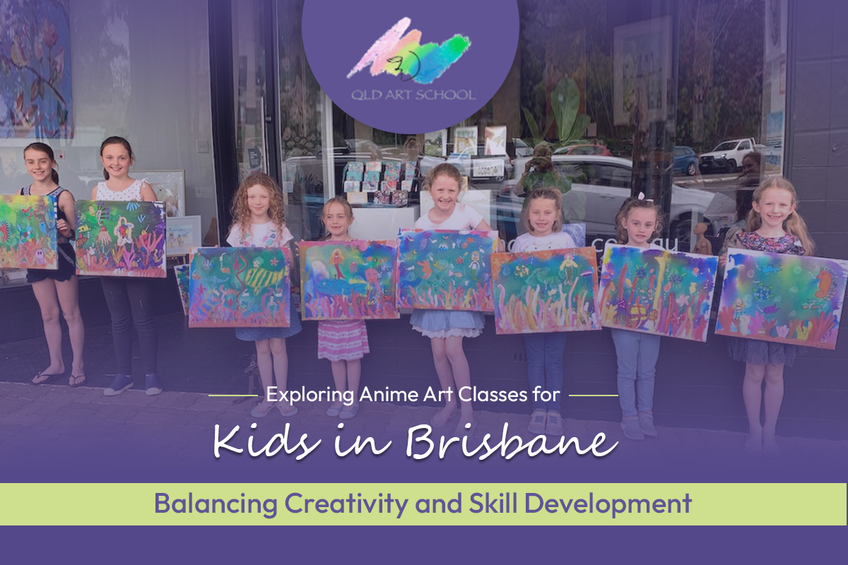 Exploring Anime Art Classes for Kids in Brisbane by Queensland Art