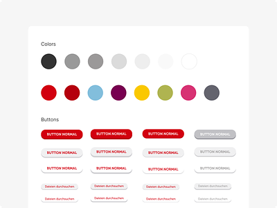❤️💙💚 Colors & buttons for tonies® buttons color palette component library design system figma states tonies ui ux variables webdesign