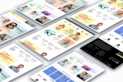 FramesKraft Website UI Concept app branding design eyewear graphic design illustration logo typography ui ui design website design