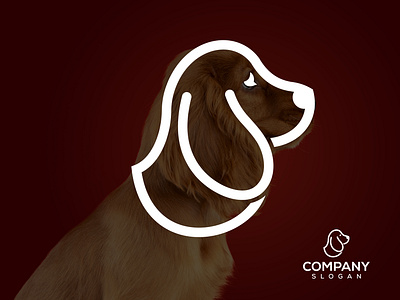 Minimalist Dog Logo branding design dog logo graphic design logo logodesign minimal minimal logo minimalist dog logo typography vector