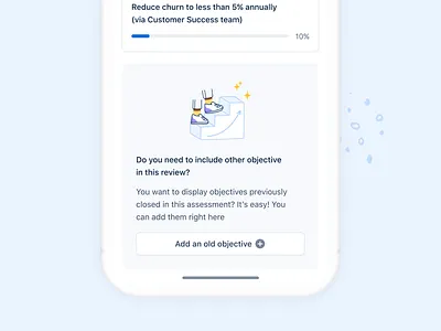 Promotion 🪜 achieve android follow goals illustration interface ios iphone minimal minimalist mobile modal objective payfit popin progress promotion responsive track ui