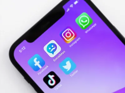 SocialMan - Logo Design brand identity design graphic design logo logo design visual design