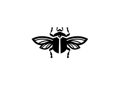 Aware Scarab alex seciu branding eye logo negative space logo scarab scarab logo wings logo