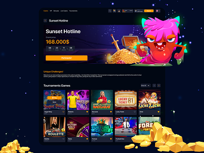 🎰Bango — Casino Website | Part 2 | casino design gambling ui ux web design