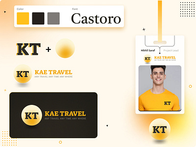 Official Kae Travel branding, logo design, visual identity animation branding logo minimal motion graphics typography ui visual identity