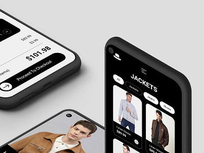 E-commerce UI mobile App of Fashion branding design graphic design illustration logo mobile application ui user interface ux website design