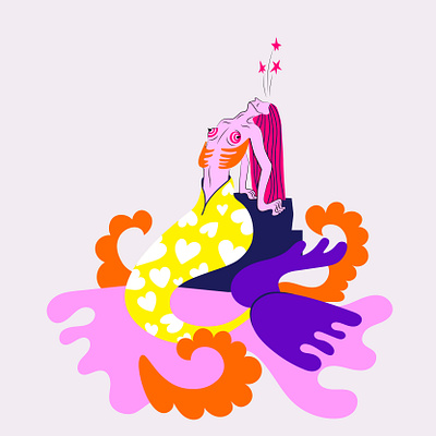 Mermaid illustration illustration vector