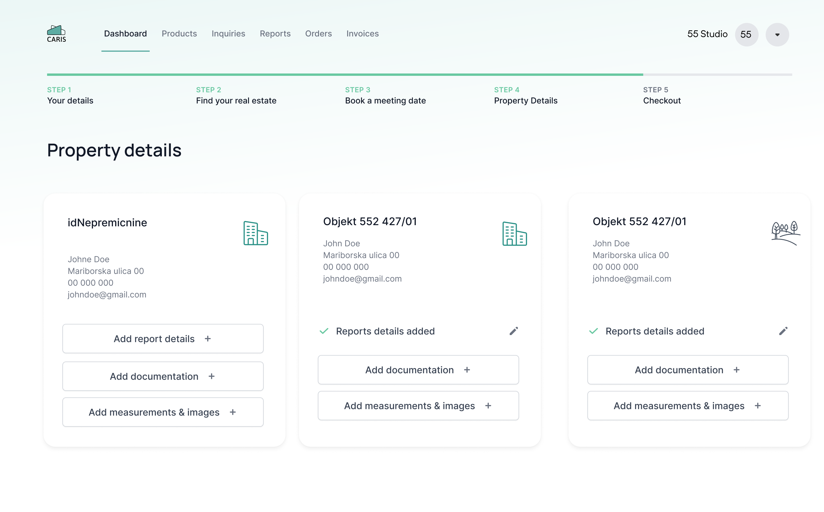 Caris - Real Estate estate outsource real estate ui webdesign